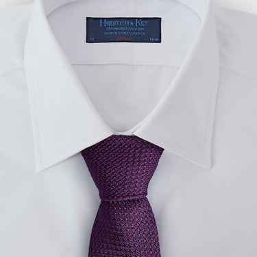Purple Grenadine Silk Tie