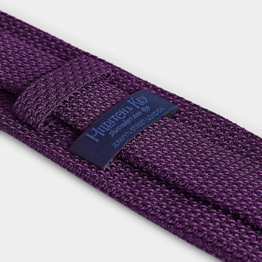 Purple Grenadine Silk Tie