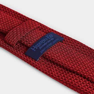 Red Grenadine Silk Tie