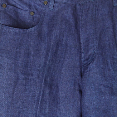 Royal Blue Linen Trousers