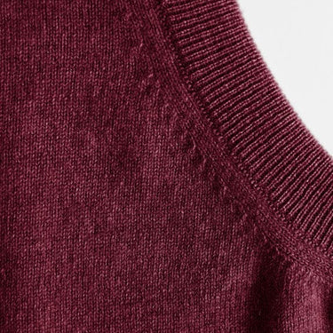 Russet Red Cashmere Waistcoat