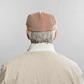 Rust Herringbone Silk Toni Cap