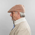 Rust Herringbone Silk Toni Cap