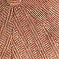 Rust Herringbone Silk Toni Cap