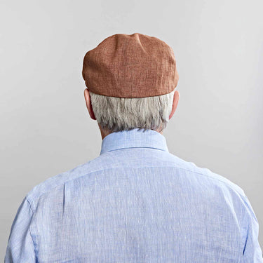 Rust Linen Toni Cap