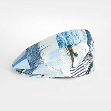 Sailing Natural Cotton Flat Cap