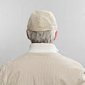 Sand Hopsack Linen Baseball Cap