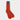 Short Burnt Orange Heavy Wool Sport Socks