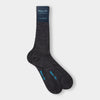 Short Dark Grey Wool Socks
