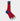 Short Dark Red Cotton Socks with Contrast Heel & Toe