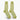 Short Green & White Pin Dot Cotton Socks