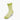 Short Green & White Pin Dot Cotton Socks