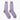 Short Lilac & White Pin Dot Cotton Socks