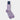 Short Lilac & White Pin Dot Cotton Socks