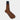 Short Mid Brown Cotton Socks