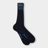 Short Navy Wool Socks