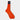 Short Orange Cotton Socks