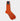 Short Orange Herringbone Cotton Socks