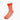 Short Orange & White Pin Dot Cotton Socks
