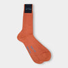 Short Pale Orange Cotton Socks