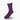 Short Purple Heavy Wool Sport Socks