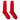Short Red Heavy Wool Sport Socks