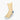 Short Yellow Cotton Socks with Contrast Heel & Toe