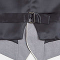 Single Breasted Light Grey Linen Waistcoat