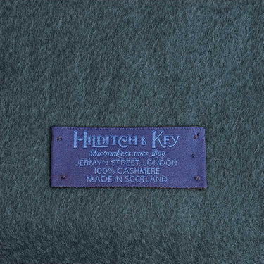 Slate Grey Wide Width Pure Cashmere Scarf