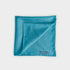 Teal & Navy Small Spot Silk Pocket Square
