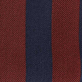 Wine Block Stripe Wool & Silk Blend Tie