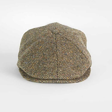 Yellow Herringbone Wool Toni Cap