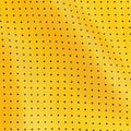 Yellow & Navy Small Spot Silk Pocket Square