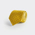 Yellow & White Spot Herringbone Silk Tie