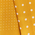 Yellow & White Spot Silk Tubular Scarf