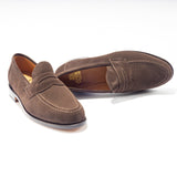 Aldwych Pinner Suede Pintuck Loafer