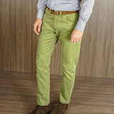 Apple Green Cotton Jeans