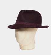 Aubergine Purple Jermyn Ligero Fedora