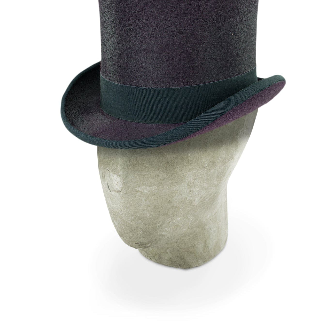 Aubergine Purple Tall Top Hat
