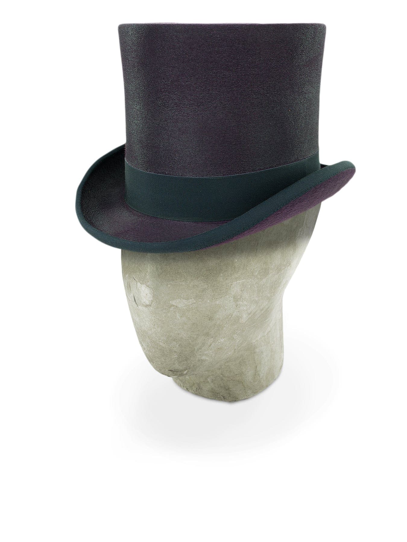 Aubergine Purple Tall Top Hat