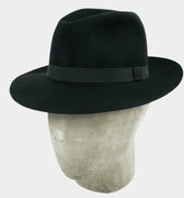 Black Grafton Trilby - Hilditch & Key