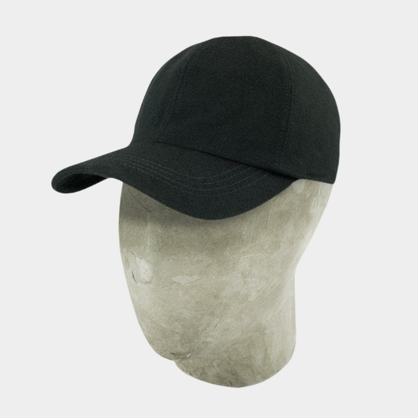Black Loro Piana Storm System Wool Baseball Cap - Hilditch & Key