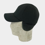 Black Loro Piana Storm System Wool Baseball Cap - Hilditch & Key