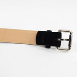 Black Mount Suede Leather Belt