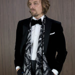 Black Silk Velvet Bow Tie - Hilditch & Key