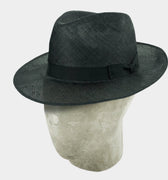 Bates Brand New Black Sisal Trilby - Hilditch & Key