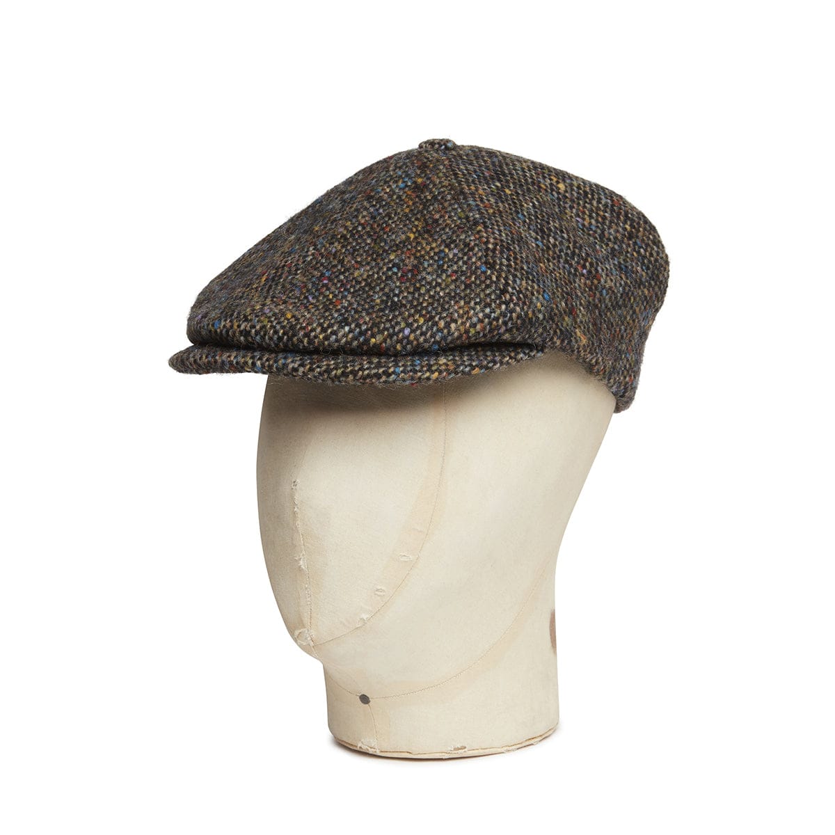 Bates Brand New Black Twill Wool Toni Cap - Hilditch & Key