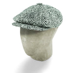 Woollen Herringbone Gatsby Cap