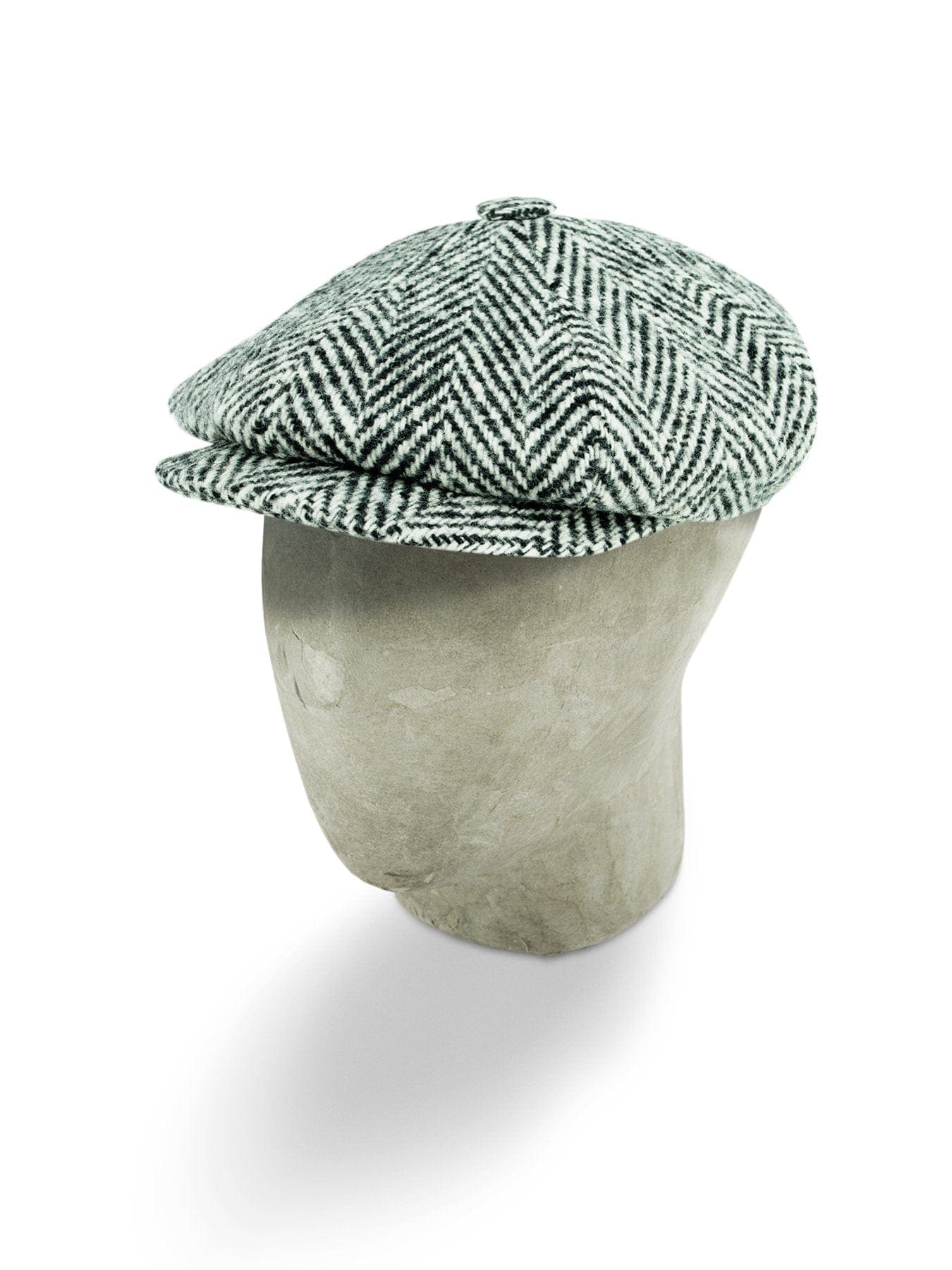 Woollen Herringbone Gatsby Cap