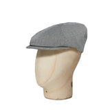 Blue & Grey Pin Dot Cotton Toni Cap - Hilditch & Key